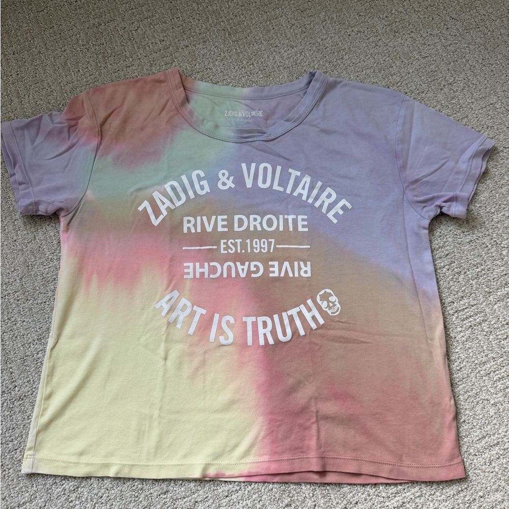 Zadig & Voltaire Pastel Tie-Dye Tee